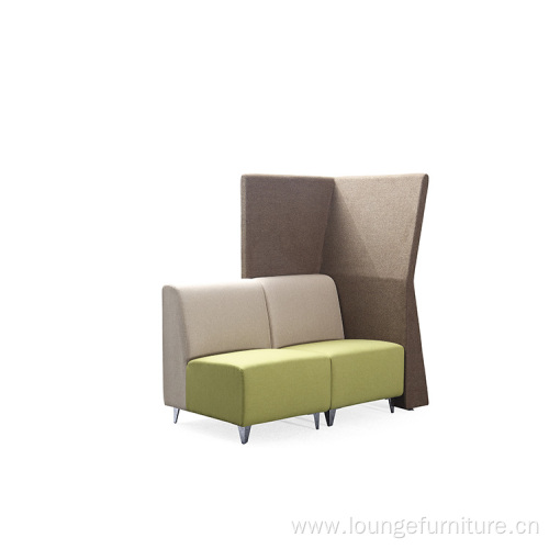 New Design Fabric soundproof Private Booth Seating Sofa